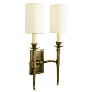 Hampton Twin Wall Sconce by the limehouse lamp co