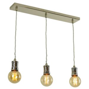 Tommy 3 Light Pendant by the limehouse lamp company
