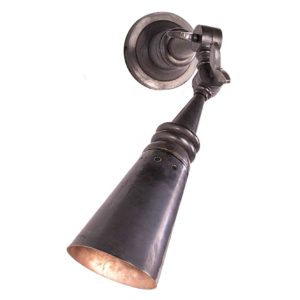 Steamer Double Wall Light in old antique by the limehouse lamp company