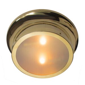 Small Deco Round Bulkhead Light from Limehouse lighting